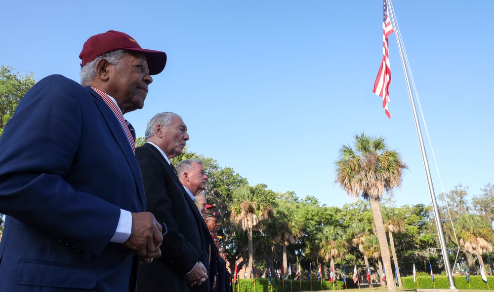 Ambassador Theodore Britton Jr. visits Marine Corps Recruit Depot Parris Island