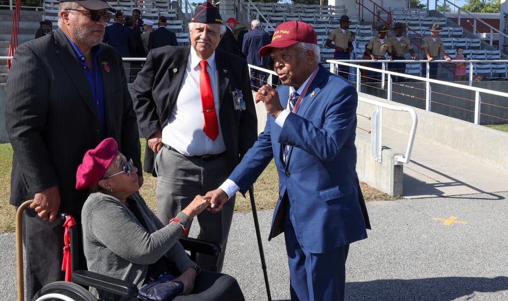 Ambassador Theodore Britton Jr. visits Marine Corps Recruit Depot Parris Island