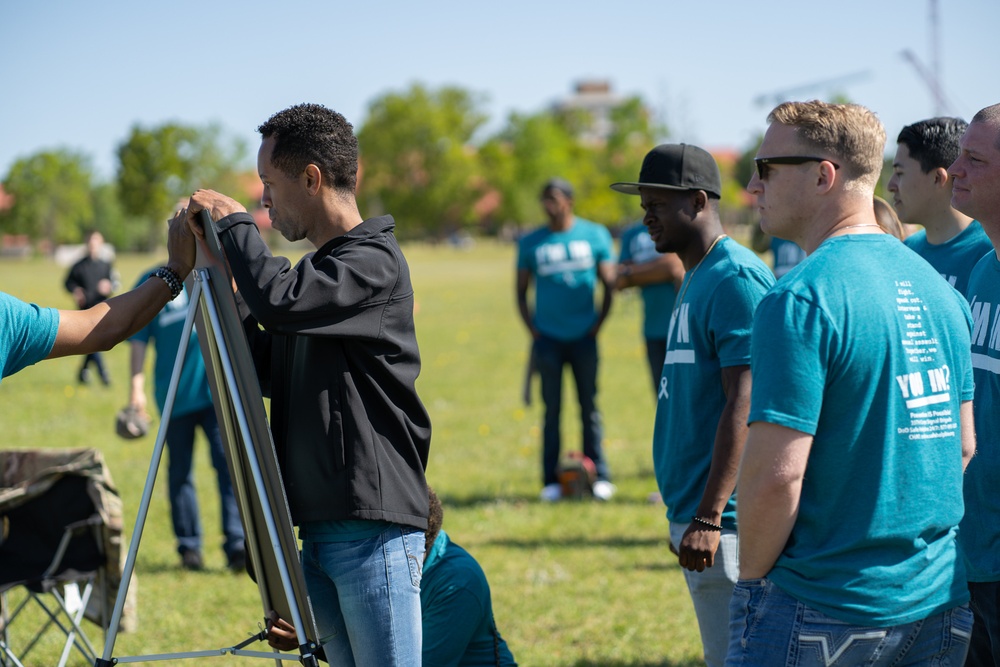 35th Corps Signal Brigade Supports Denim Day Event