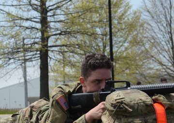 Paintballs fly as Wolverines train Soldier skills
