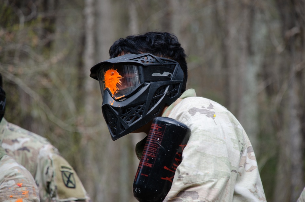 Paintballs fly as Wolverines train Soldier skills