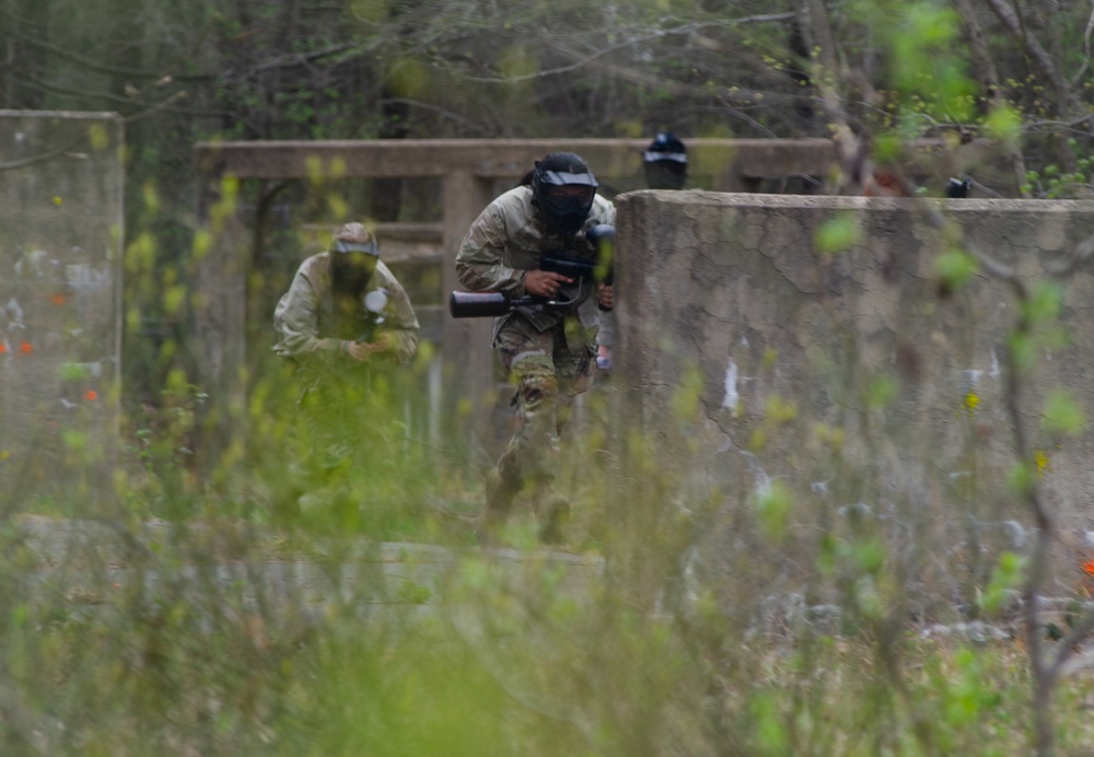 Paintballs fly as Wolverines train Soldier skills