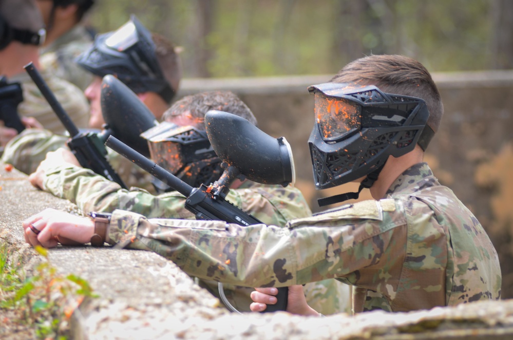 Paintballs fly as Wolverines train Soldier skills