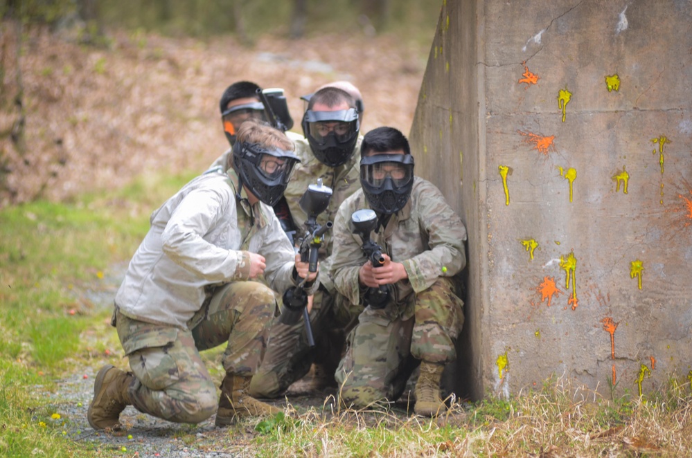 Paintballs fly as Wolverines train Soldier skills