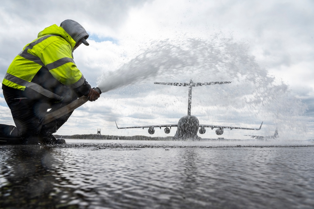 Water flow test