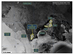Iceberg C-39 Has Calved From the Scott Glacier area of the Shackleton Ice Shelf