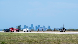 MacDill displays readiness with aircraft arresting system