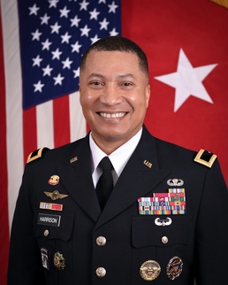 Brig. Gen. Richard A. Harrison, 44th Air Defense Artillery Commandant, Retreat and Farewell