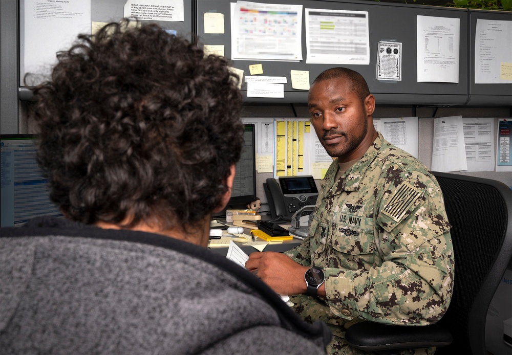 Navy enlisted processing classifier helps future Sailor