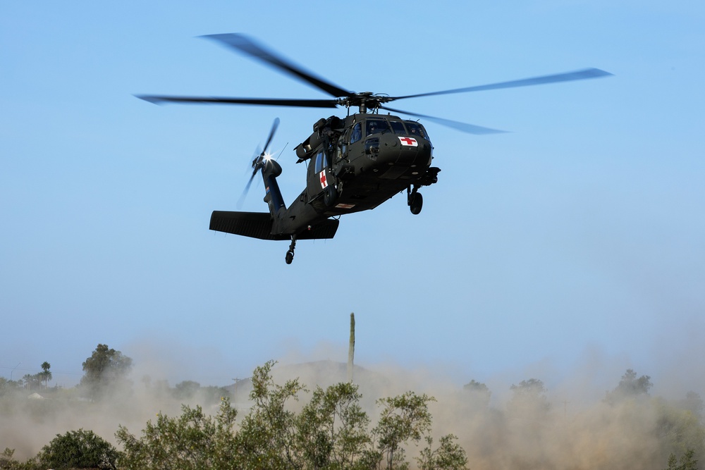 Arizona Guard Medevac Exercise Strengthens Civilian/Military Partnership