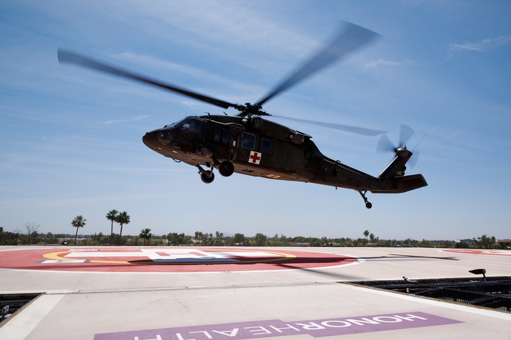 Arizona Guard Medevac Exercise Strengthens Civilian/Military Partnership