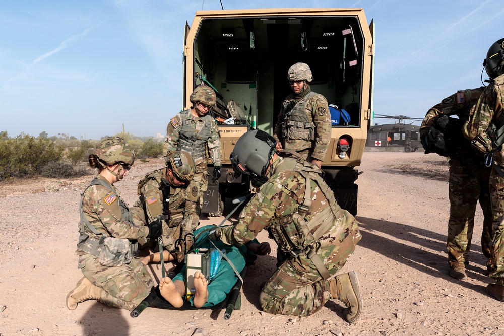 Arizona Guard Medevac Exercise Strengthens Civilian/Military Partnership