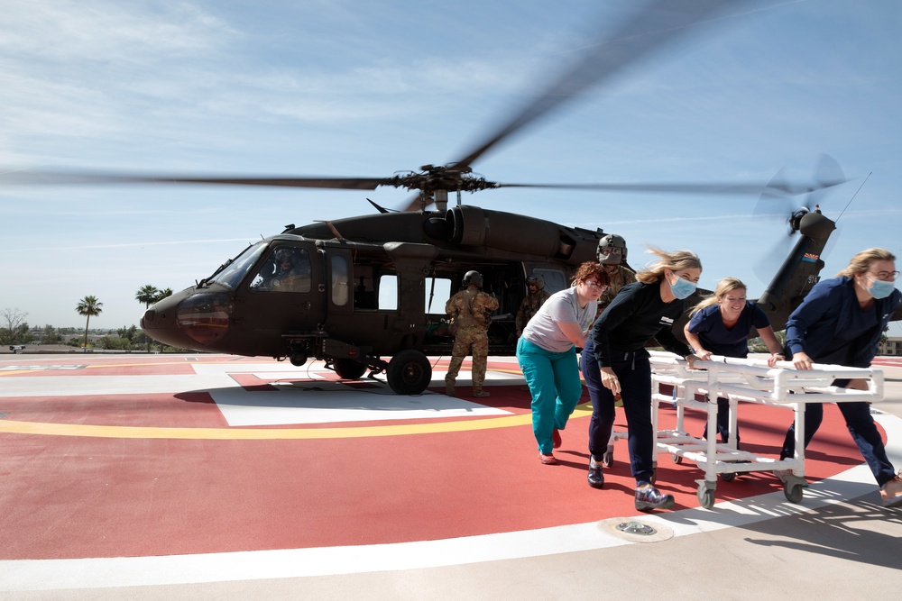 Arizona Guard Medevac Exercise Strengthens Civilian/Military Partnership