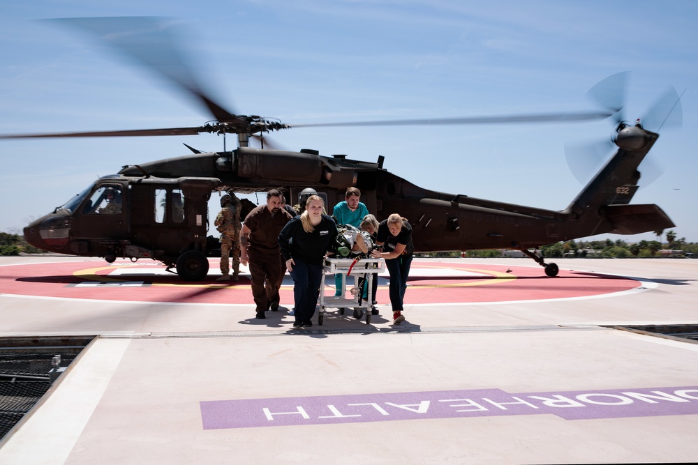 Arizona Guard Medevac Exercise Strengthens Civilian/Military Partnership