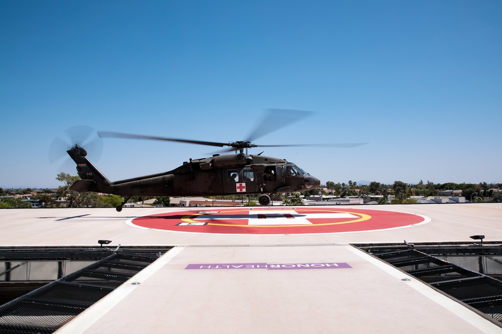 Arizona Guard Medevac Exercise Strengthens Civilian/Military Partnership