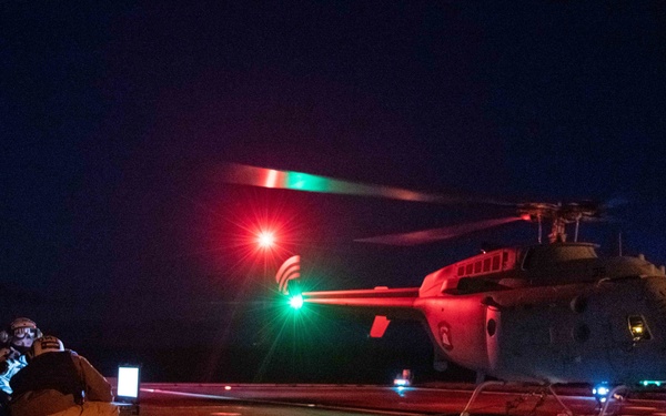 USS Montgomery (LCS 8) Conducts MQ-8C Operations