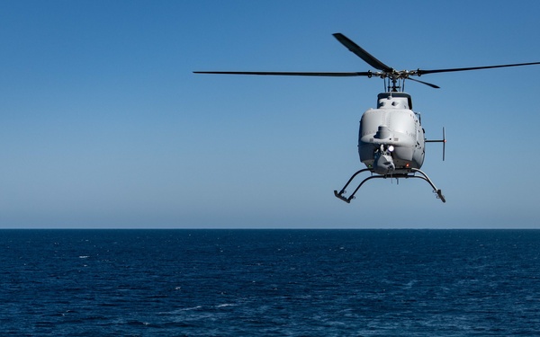 USS Montgomery (LCS 8) Conducts MQ-8C Operations