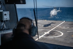 USS Montgomery (LCS 8) Conducts MQ-8C Operations