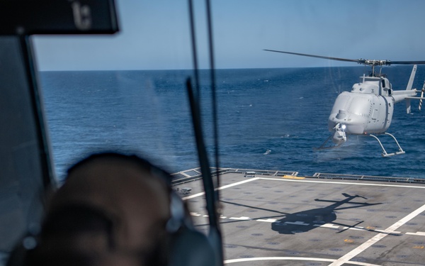 USS Montgomery (LCS 8) Conducts MQ-8C Operations