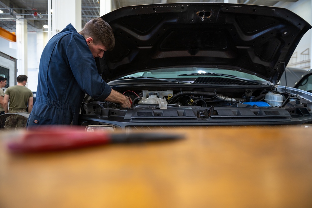 Keeping the wheels rolling: 18th LRS vehicle maintenance