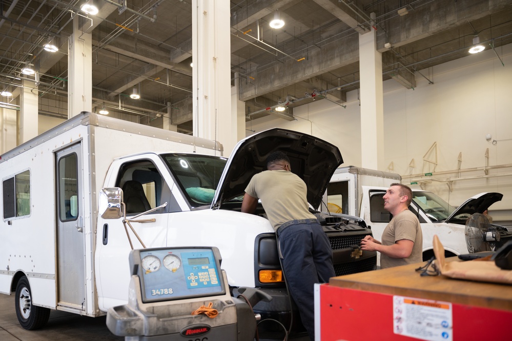 Keeping the wheels rolling: 18th LRS vehicle maintenance