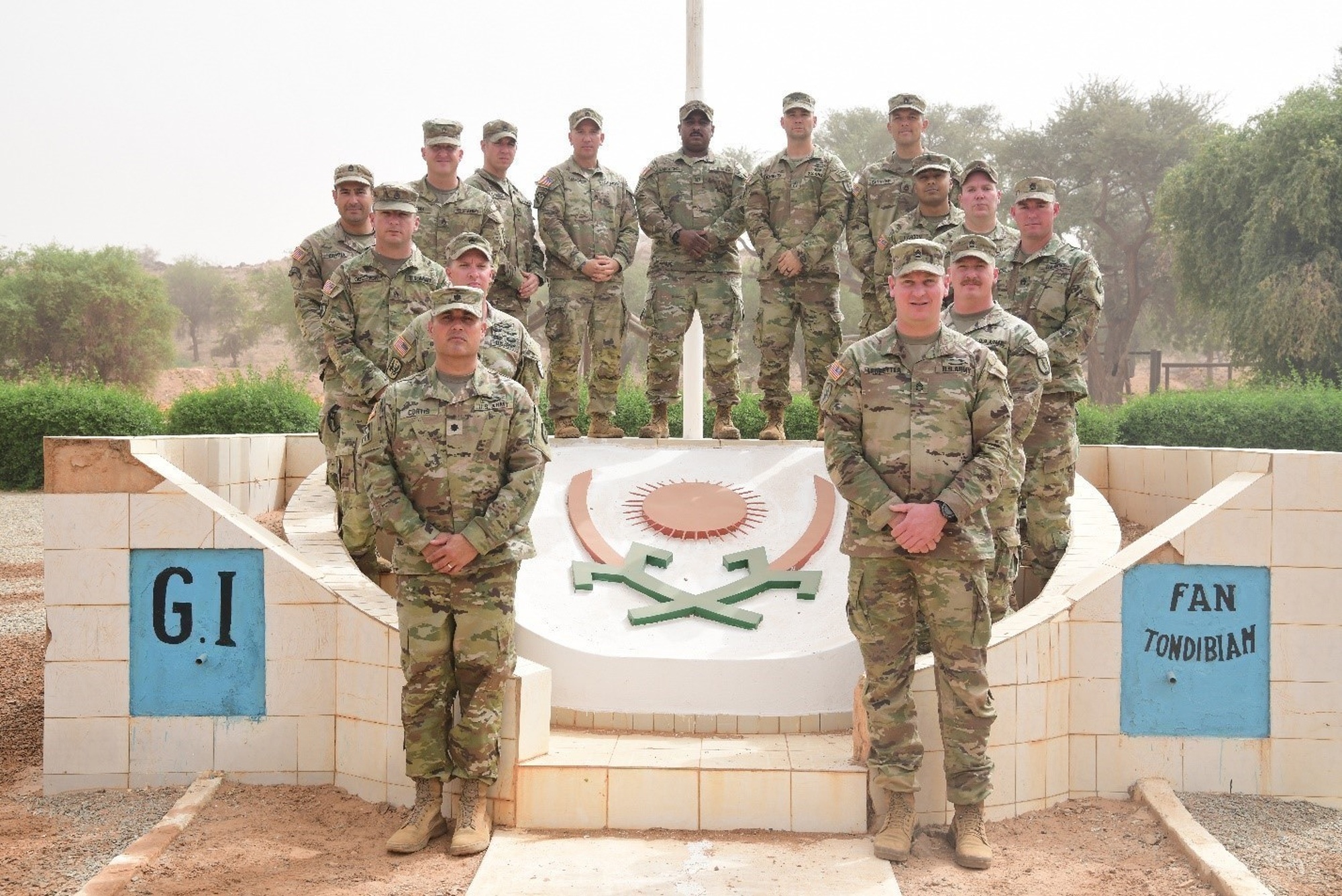 DVIDS - Images - Instructors with the 138th Regional Training Institute (RTI),  Indiana National Guard pose for a group photo during graduation practice of  the Basic Training Enhancement Program [Image 3 of 4]