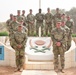 Instructors with the 138th Regional Training Institute (RTI), Indiana National Guard pose for a group photo during graduation practice of the Basic Training Enhancement Program