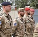 U.S. Soldiers assigned to CJTF-OIR are awarded the German Armed Forces Badge of Marksmanship at Union III ceremony