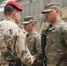 U.S. Soldiers assigned to CJTF-OIR are awarded the German Armed Forces Badge of Marksmanship at Union III ceremony