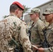 U.S. Soldiers assigned to CJTF-OIR are awarded the German Armed Forces Badge of Marksmanship at Union III ceremony