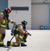ROKAF; 8th CES Fire Fighters respond to simulated flightline emergency