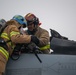 ROKAF; 8th CES Fire Fighters respond to simulated flightline emergency