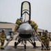 ROKAF; 8th CES Fire Fighters respond to simulated flightline emergency