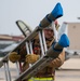 ROKAF; 8th CES Fire Fighters respond to simulated flightline emergency