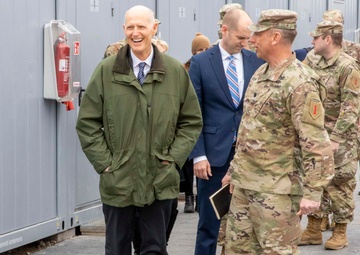 U.S. Senator Rick Scott visits U.S. Army Soldiers in Lithuania