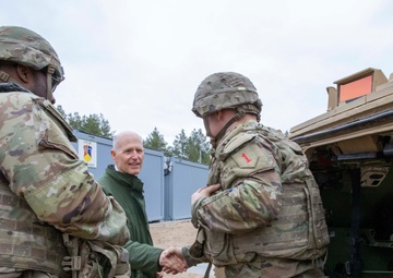 U.S. Senator Rick Scott visits U.S. Army Soldiers in Lithuania