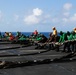 Abraham Lincoln conducts flight deck drills