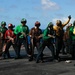 Abraham Lincoln conducts flight deck drills