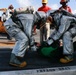 Abraham Lincoln conducts flight deck drills