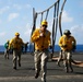 Abraham Lincoln conducts flight deck drills