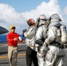 Abraham Lincoln conducts flight deck drills