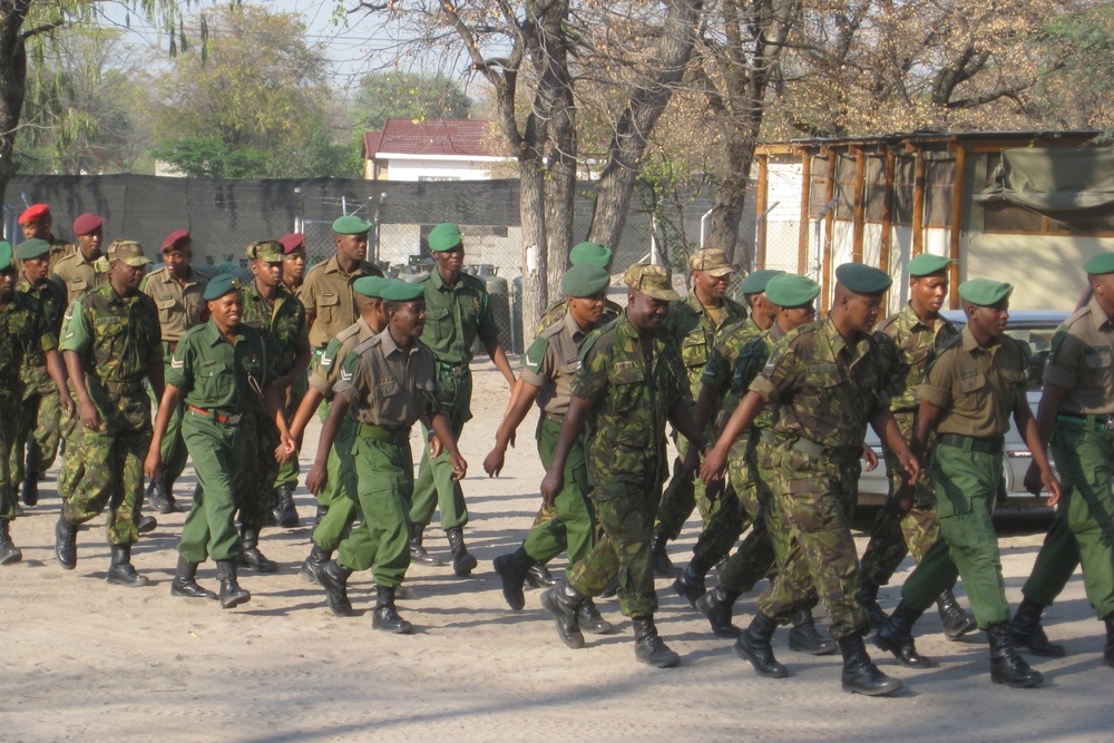 MAUN, Botswana - BDF Operation Survive