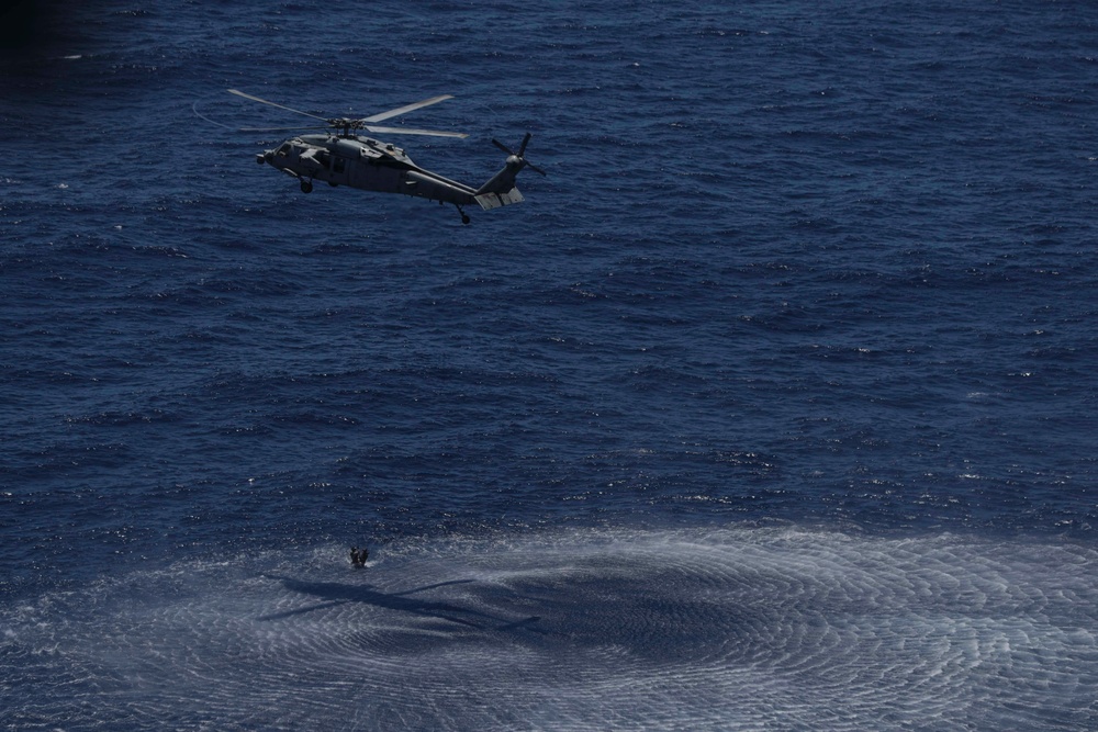 Abraham Lincoln conducts SAR drills