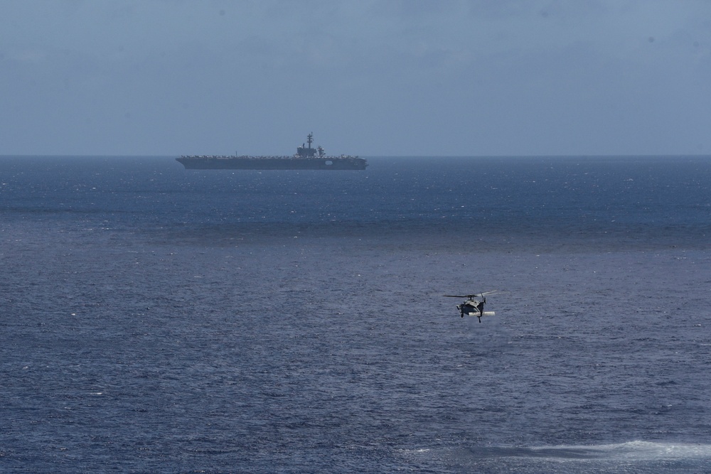 Abraham Lincoln conducts SAR drills