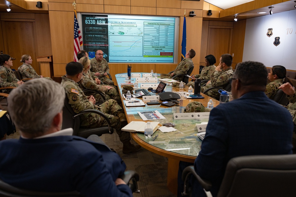 Virginia Secretary of Veterans and Defense Affairs visits JBLE