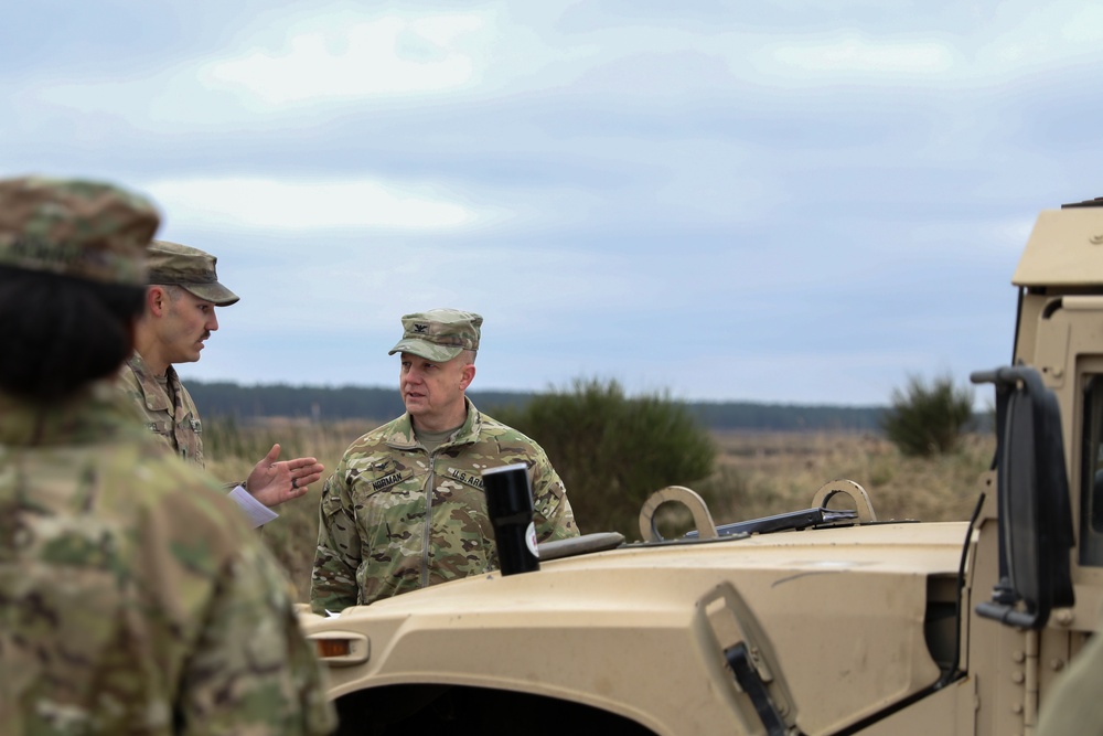 Senior Leaders Prepare for Abrams Operation Summit with a Walk Through at DPTA, Poland