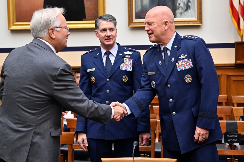 SecAF Kendall, CSAF Brown, CSO Raymond testify at HASC budget hearing