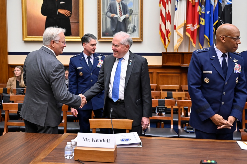 SecAF Kendall, CSAF Brown, CSO Raymond testify at HASC budget hearing