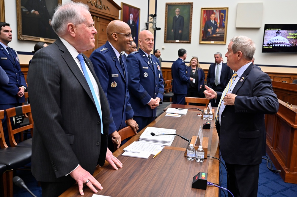 SecAF Kendall, CSAF Brown, CSO Raymond testify at HASC budget hearing