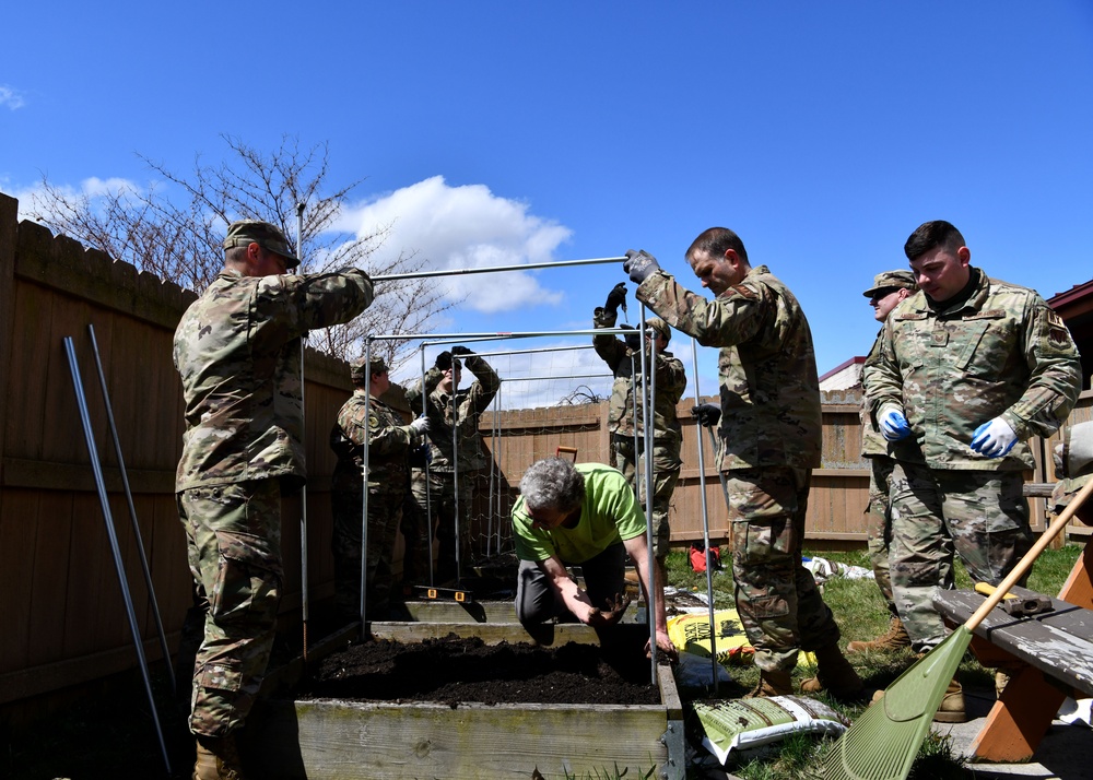 104th Maintenance Operations Flight Volunteers in Community